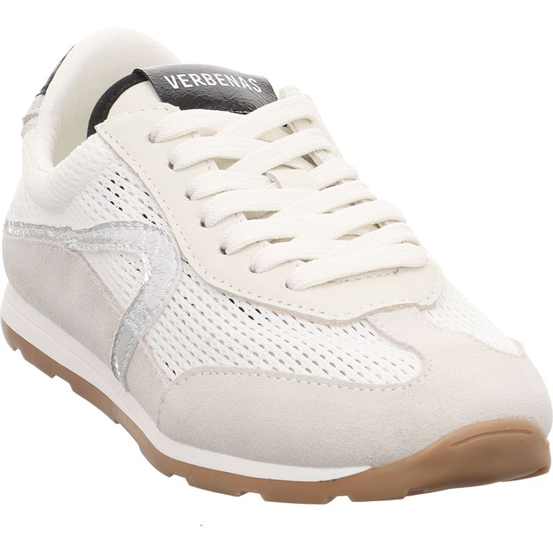 Verbenas Jamaica Net Kro - Blanco Plata Sneaker | blanca | plata | negro | weiß