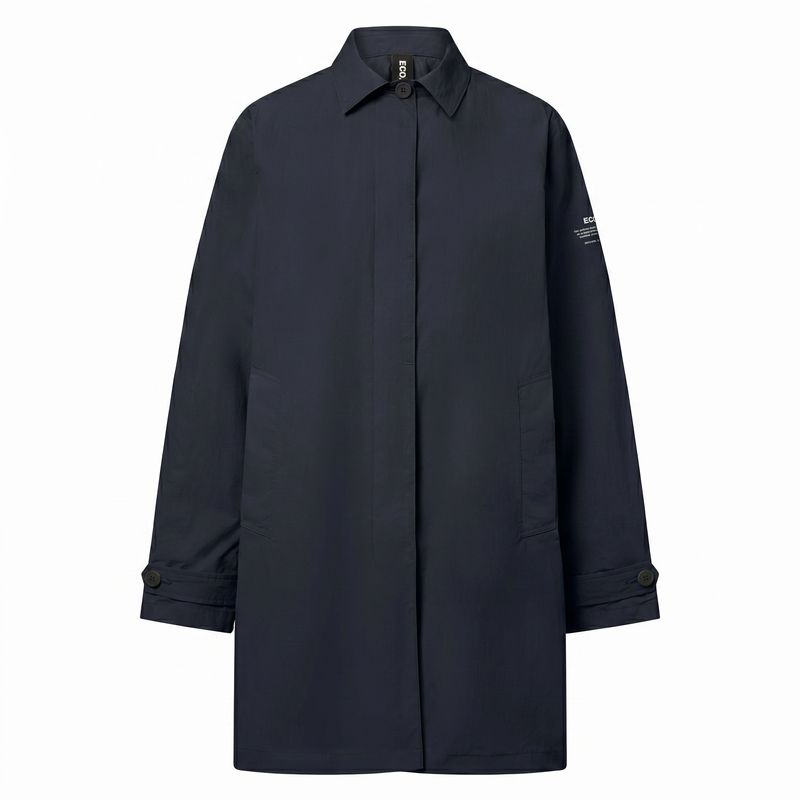 Ecoalf - MCWGAJKVERNE0428S26-DARK NAVY - Verne Jacket Women - Trenchcoat in dunkelblau | blau