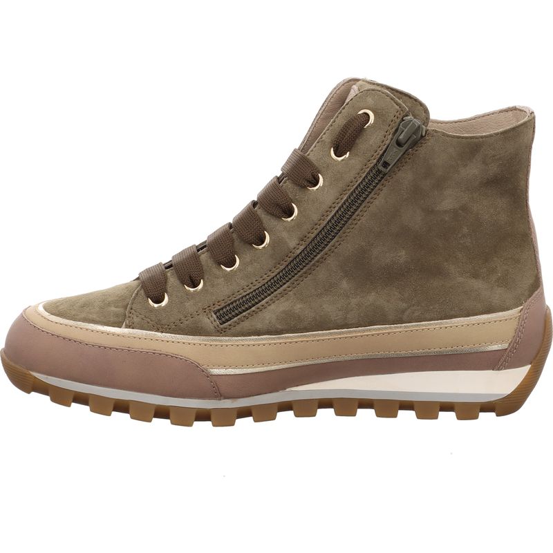 Candice Cooper Janis Strip Plus Chic Schnürstiefelette 2018031-02-2D65 taupe-grün