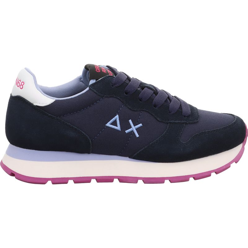 SUN68 Ally Solid Sneaker Z46201-07 marineblau