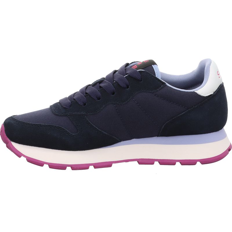 SUN68 Ally Solid Sneaker Z46201-07 marineblau