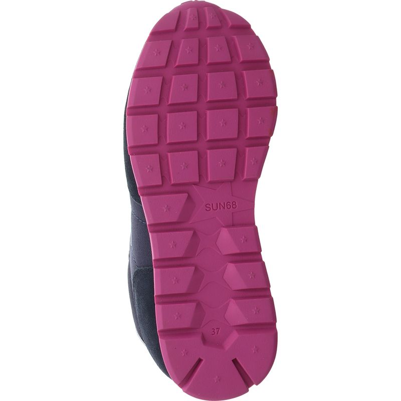 SUN68 Ally Solid Sneaker Z46201-07 marineblau