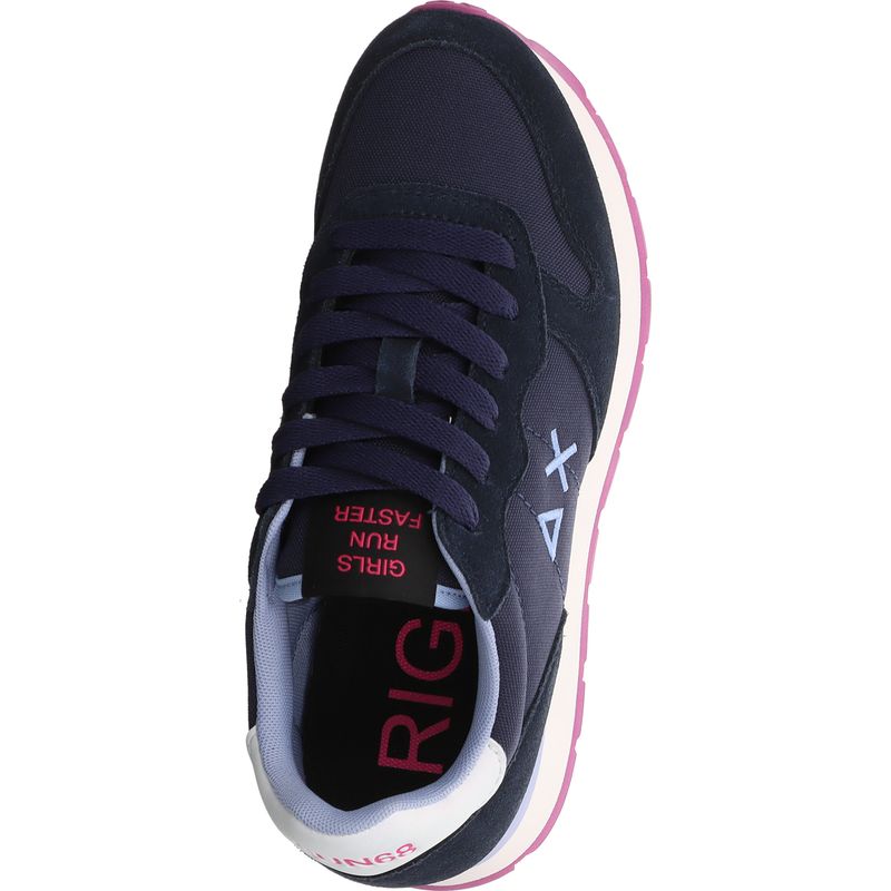 SUN68 Ally Solid Sneaker Z46201-07 marineblau