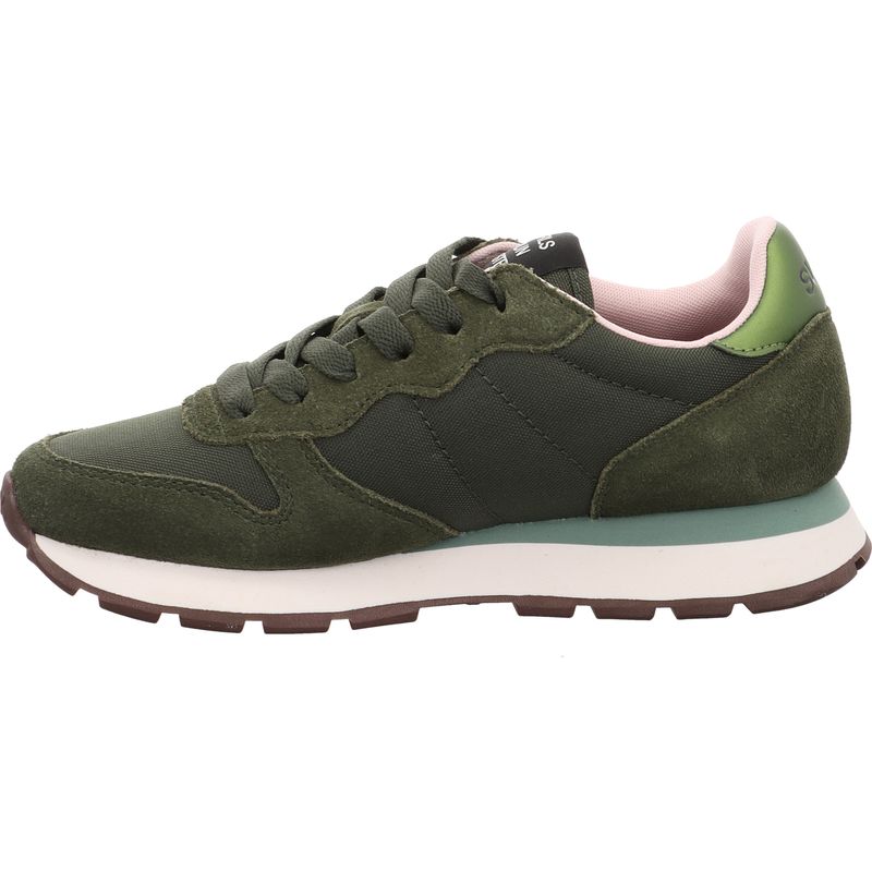 SUN68 Ally Solid Sneaker Z46201-74 dunkles oliv