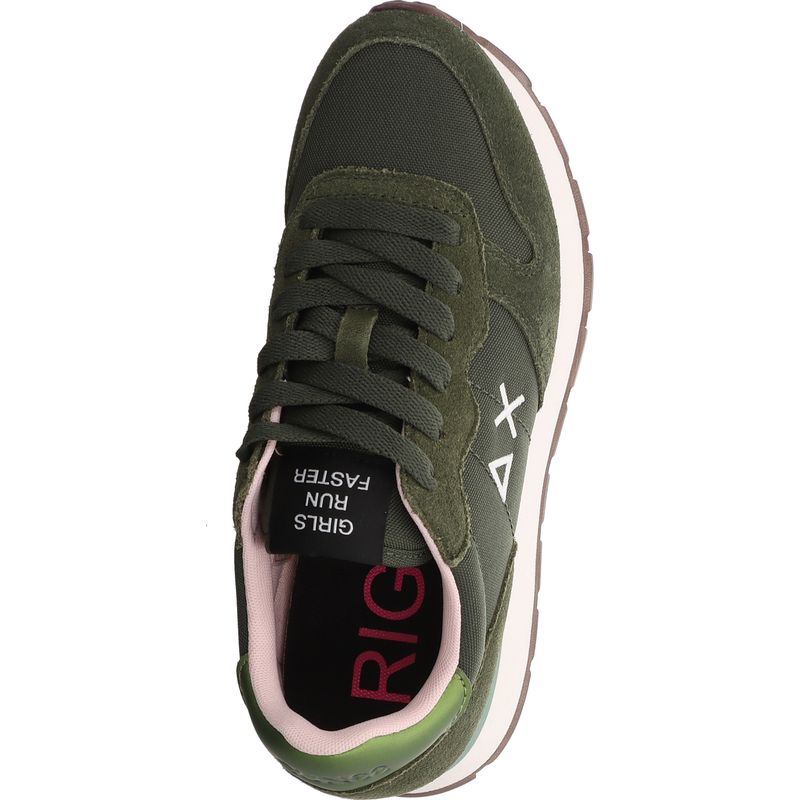 SUN68 Ally Solid Sneaker Z46201-74 dunkles oliv