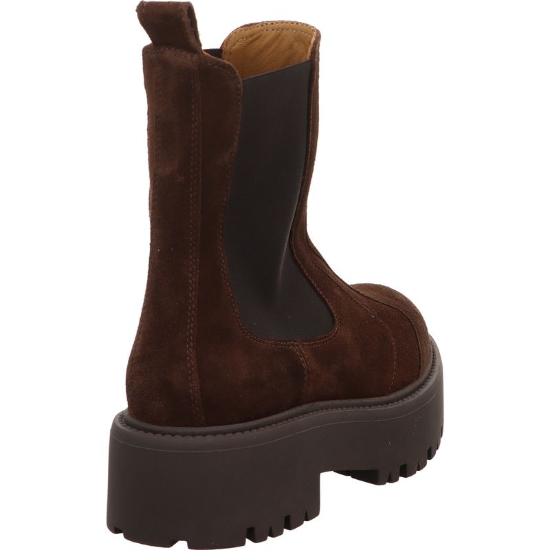 Copenhagen CPH715-suede chocolate Damen Chelsea Boot Veloursleder