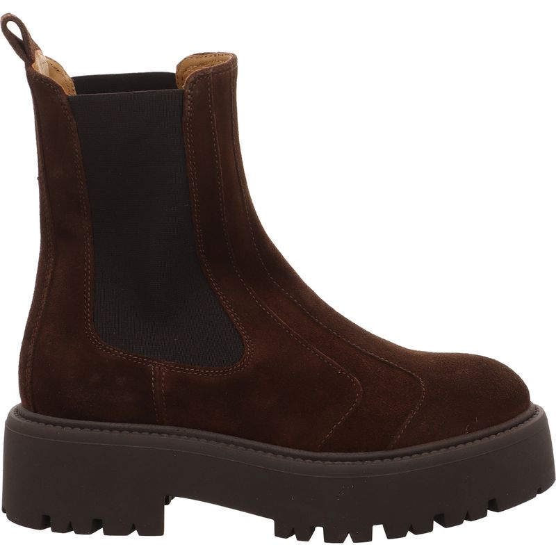 Copenhagen CPH715-suede chocolate Damen Chelsea Boot Veloursleder