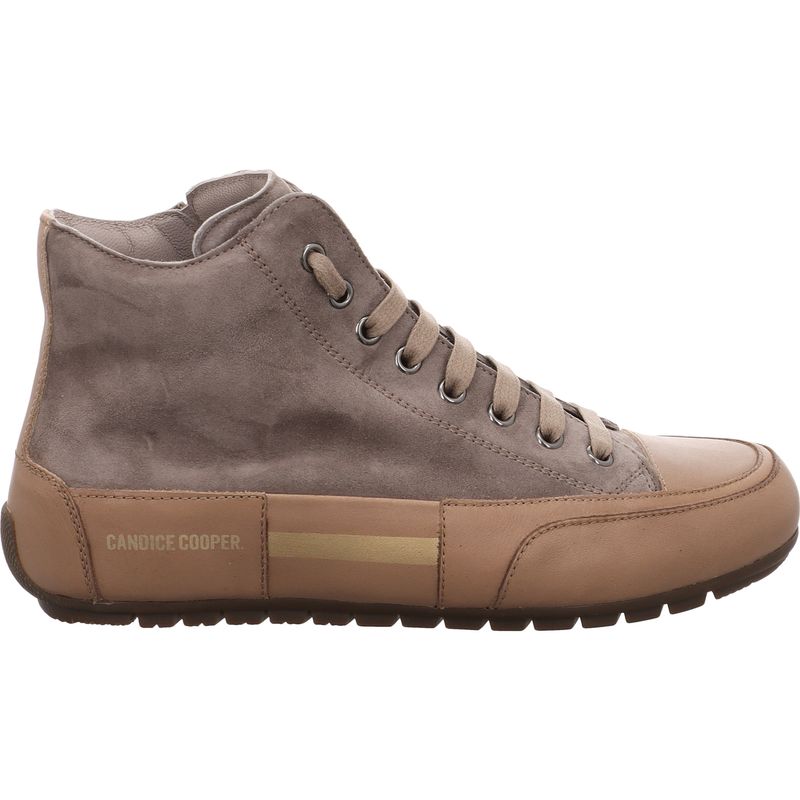 Candice Cooper Plus Patch Schnürstiefelette 2018032-07-0D12 taupe