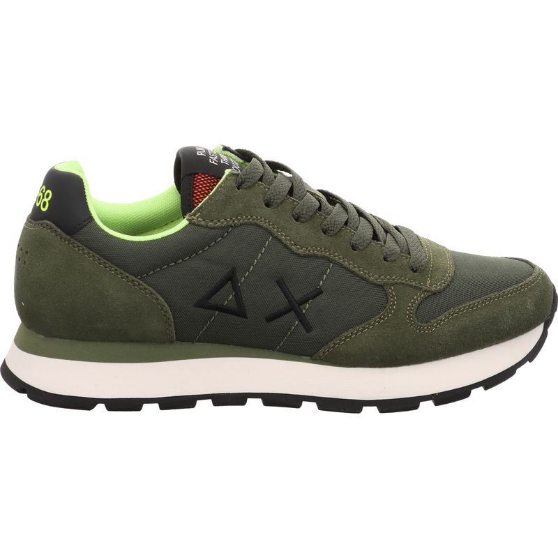 SUN68 Tom Fluo Sneaker Z46102-74 dunkles oliv