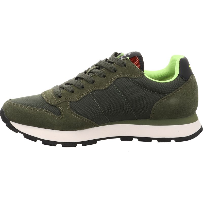SUN68 Tom Fluo Sneaker Z46102-74 dunkles oliv