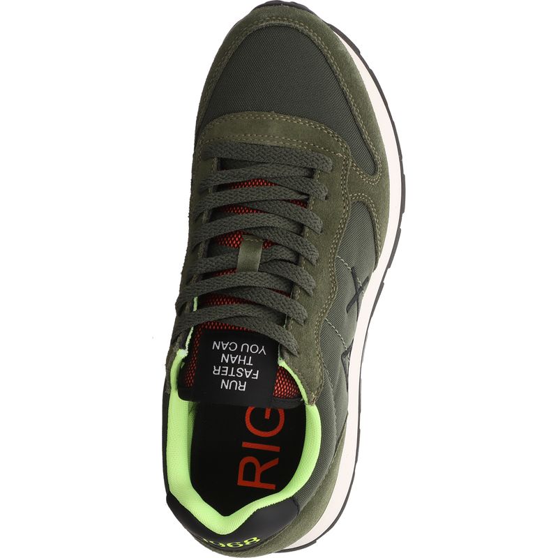 SUN68 Tom Fluo Sneaker Z46102-74 dunkles oliv