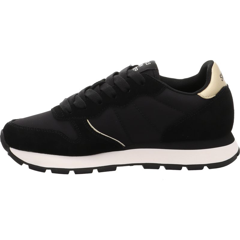 SUN68 Ally Silver Gold Sneaker Z46202-11 schwarz