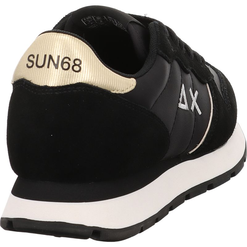 SUN68 Ally Silver Gold Sneaker Z46202-11 schwarz