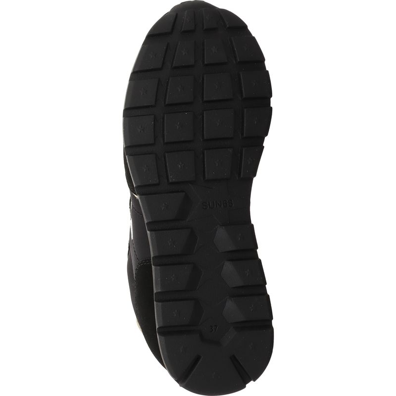 SUN68 Ally Silver Gold Sneaker Z46202-11 schwarz