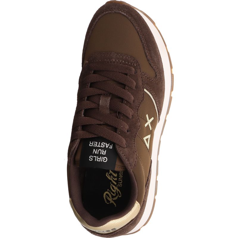 SUN68 Ally Silver Gold Sneaker Z46202-08 braun