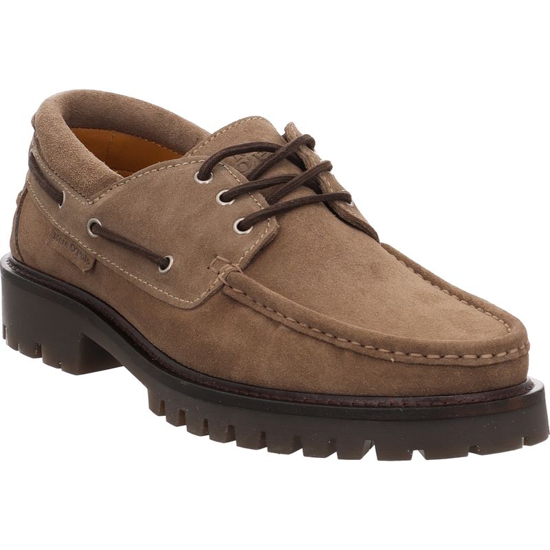 Marc O'Polo Herren Bootsschuh 5000015043-1422 Dark Taupe | beige