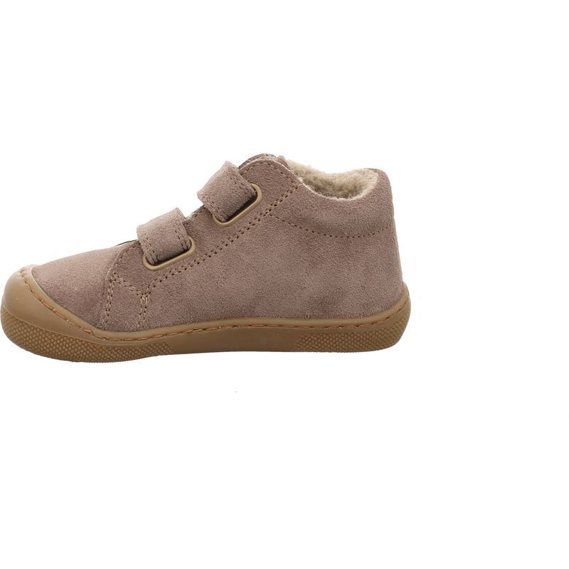 Naturino Barefoot Sabby VL Lauflerner Barfuß Klettschuh 2019027.12.4D51 mud/cognac