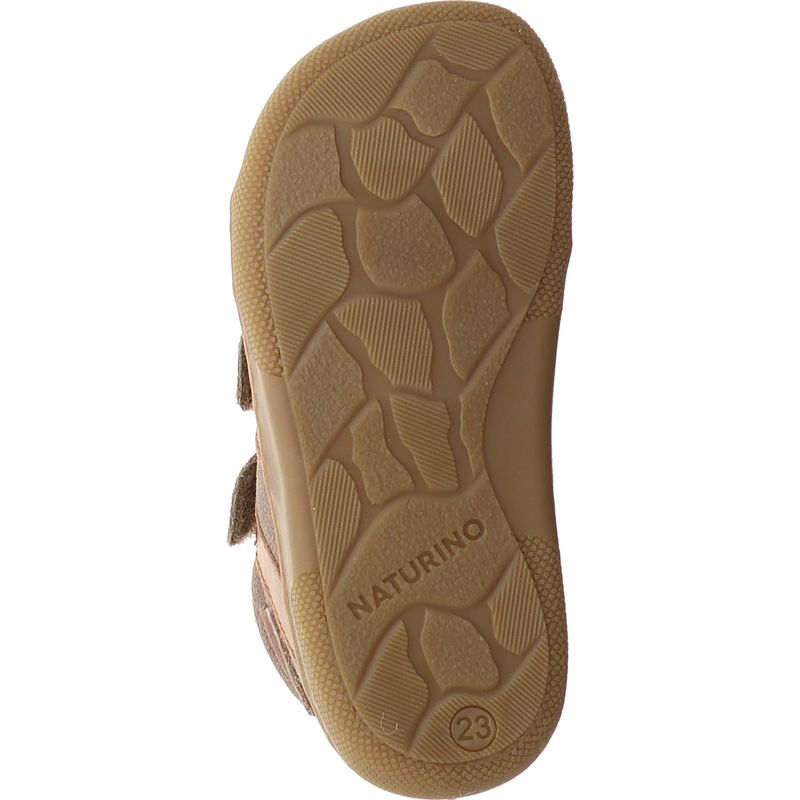 Naturino Barefoot Sabby VL Lauflerner Barfuß Klettschuh 2019027.12.4D51 mud/cognac
