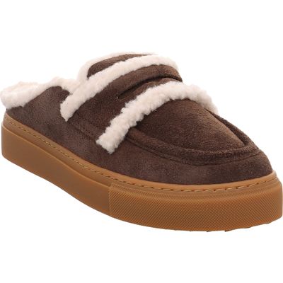 Inuikii Mule Wool Pantolette 1004.017.0011.152 dark brown dunkelbraun