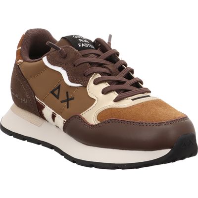 SUN68 Ally Mix Materials Sneaker Z46205-08 braun braun