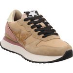 SUN68 Stargirl Strass Logo Sneaker Z46223-77 dunkelbeige beige