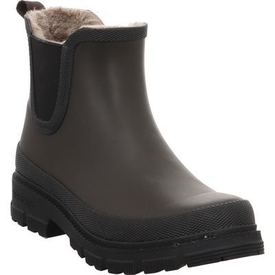 Verbenas Lua Fur Smooth-Brown-Black - Gummistiefel in Braun-Schwarz braun | schwarz
