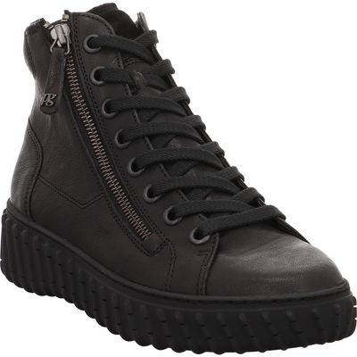 Paul Green Schnürstiefelette 5446-020 Black schwarz