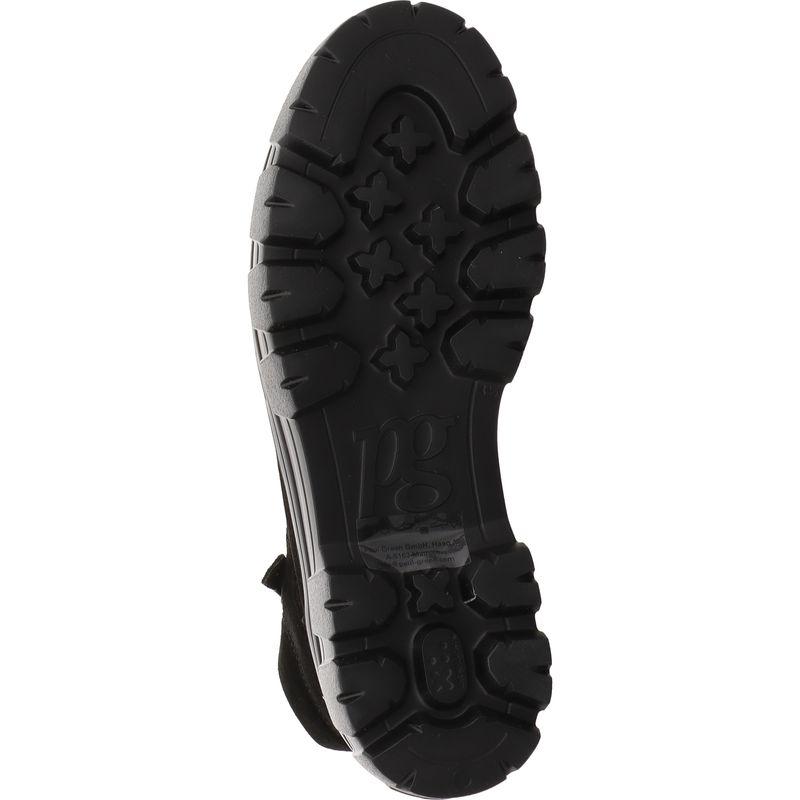 Paul Green Schnürboots 5210-102 in Schwarz