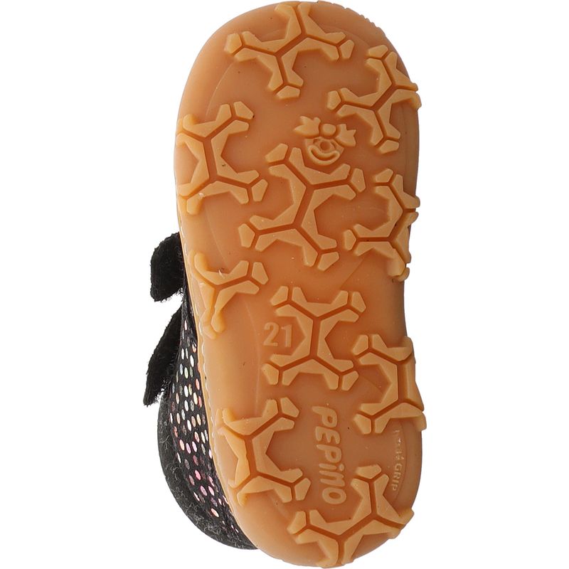 Ricosta Pepino Nico 50 1500403/090 Lauflernschuh Winter mit Lammfell schwarz