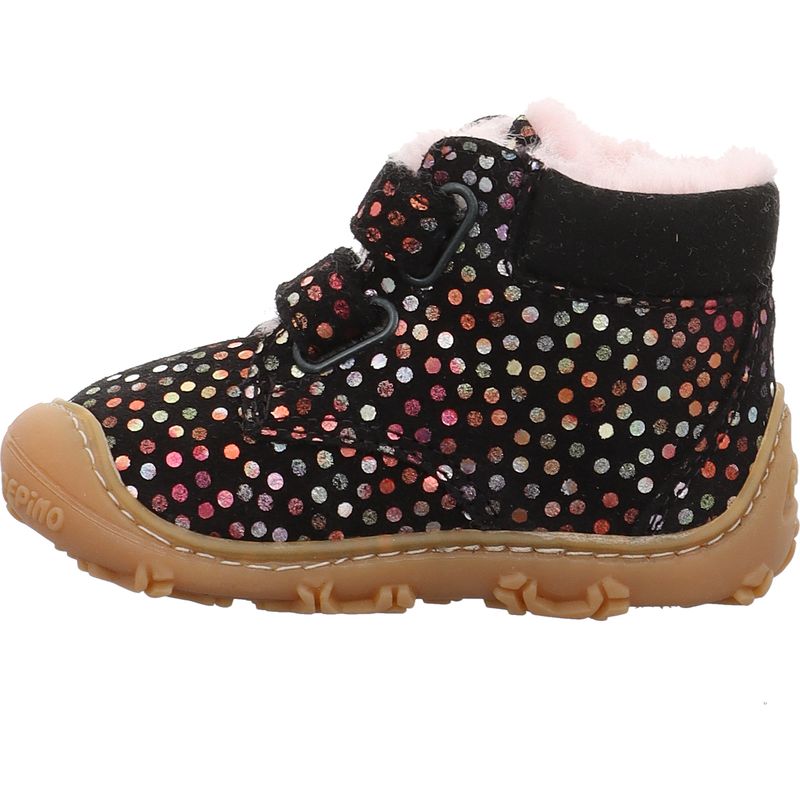 Ricosta Pepino Nico 50 1500403/090 Lauflernschuh Winter mit Lammfell schwarz