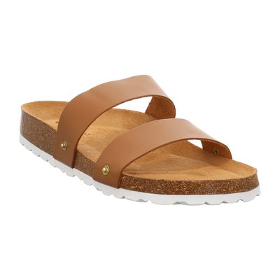 Hey Marly - HM10-0019 - Casual Cork PS2 - Pantolette braun