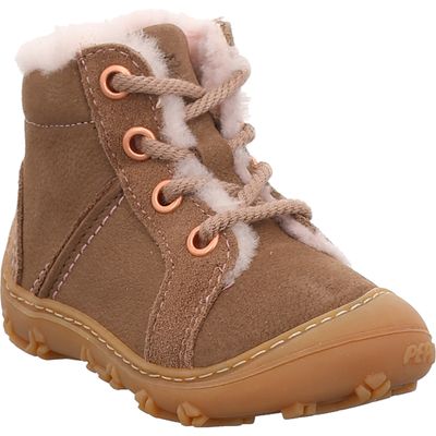 Ricosta Pepino Elia Lauflernschuh 50 1500103/270 Winter Lammfell schoko rosa braun | rosa