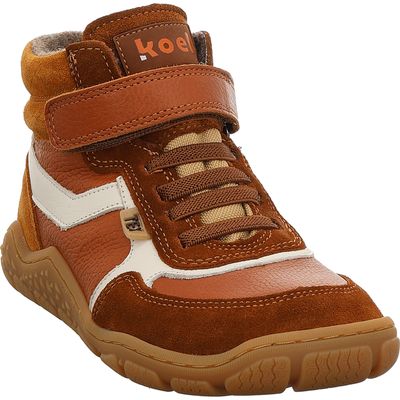 Koel Rami Wool Tex Barfuß Klettschuh 34T004.105-550 cognac braun