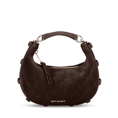 Hey Marly - HM60-2593-S - Lifetime Sister Suede S-Coffee - Umhängetasche braun