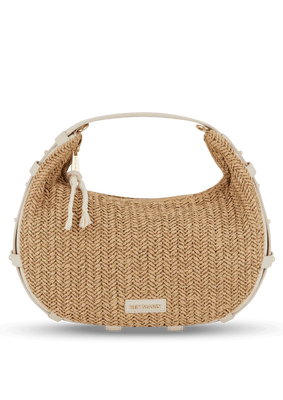 Hey Marly - HM60-BE10-M - Lifetime Sister Straw - Papierstroh Tasche beige