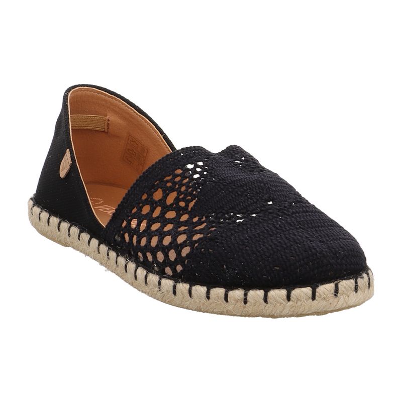 Verbenas - Carmen Crochet-Lino - Espadrilles | schwarz