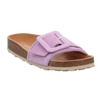 Verbenas - Reiko Velour - Damen - Pantolette lila