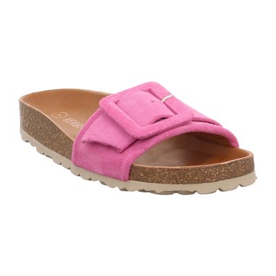 Verbenas - Reiko Velour - Damen - Pantolette pink