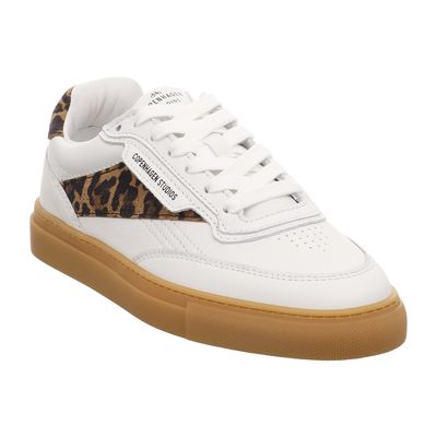 Copenhagen - CPH90 - Leoprint - Damensneaker white | leo