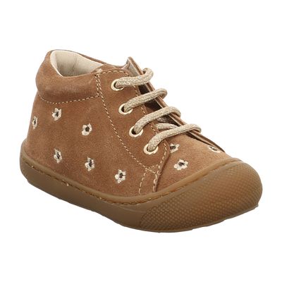 Naturino - Cocoon Embr. Daisies - 2019233.01 - Schnürschuh braun | platin