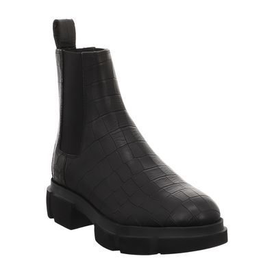 Copenhagen - CPH570 - Chelsea Stiefelette - Vitello schwarz | krokodil