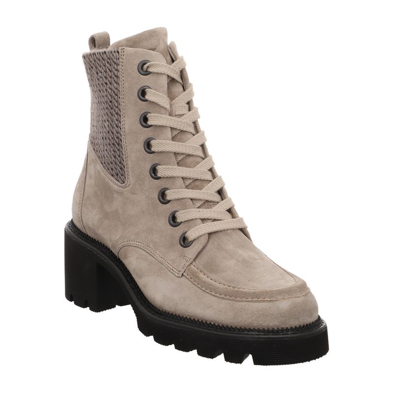 Paul Green - 8269 - Schnürstiefelette - Merinowolle | grau