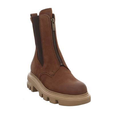 Paul Green - 8287 - stylische Stiefelette mittelbraun