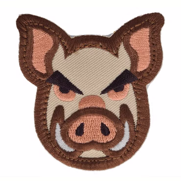 Mil-spec Monkey Naszywka Taktyczna Z Rzepem - Pig Head