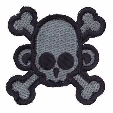 Mil-spec Monkey Tactical Patch With Velcro - Skullmonkey - Crossbones