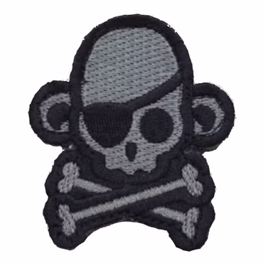 Mil-spec Monkey Naszywka Taktyczna Z Rzepem - Skullmonkey - Pirate