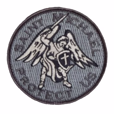 Mil-spec Monkey Tactical Patch With Velcro - Saint Michael