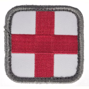 Mil-spec Monkey Tactical Patch With Velcro - Medic Square 2inch