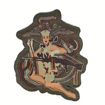 Mil-spec Monkey Taktischer Patch mit Klettverschluss - Desert Marine