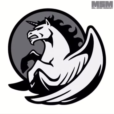Mil-spec Monkey Tactical Patch With Velcro - Pegasus Unicorn